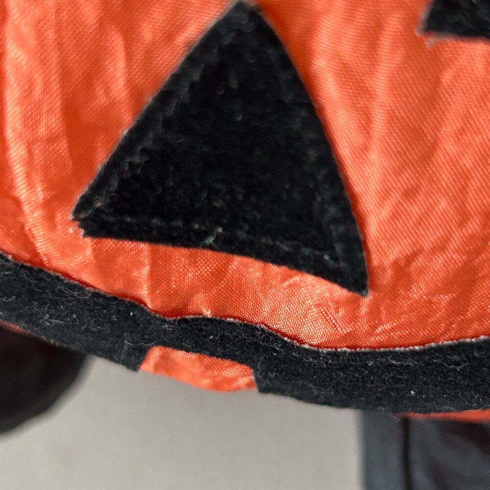 Gibson Greetings Pumpkin Plush Nylon Jack o Lantern Halloween Parachute 1993 - Picture 12 of 16